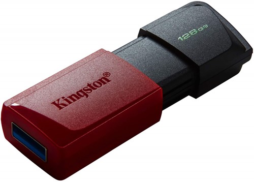 Kingston | USB Stick | 128 GB | USB 3.2 Gen-1 | DataTravler Exodia M | Slider | Zwart-Rood-3