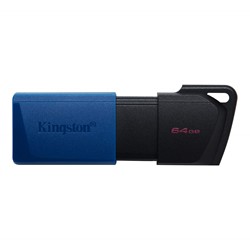 Kingston | USB Stick | 64 GB | USB 3.2 Gen-1 | DataTravler Exodia M | Slider | Zwart-Blauw-2