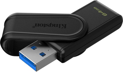 Kingston | USB Stick | 64 GB | USB 3.2 Gen-1 | DataTravler Exodia S | Zwart-2