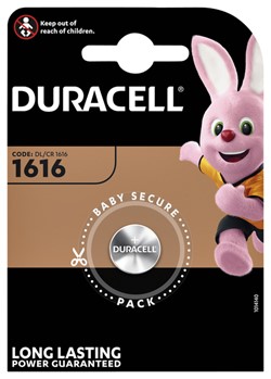 Duracell | Batterijen | Litium | CR1616 | 1 Stuk