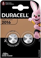 Duracell | Batterijen | Litium | CR2016 | 2 Stuks