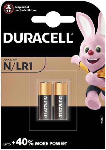 Duracell | Batterijen | Alkaline | Lady | N | LR1 | 1,5V | 2 Stuks