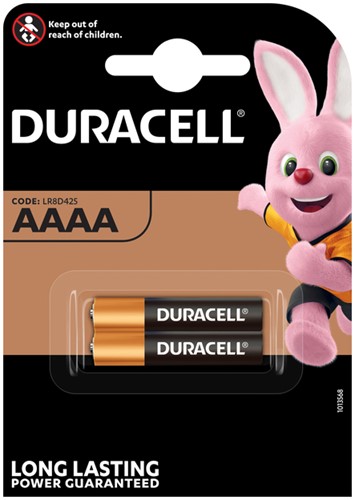 Duracell | Batterijen | Alkaline | AAAA | E96 | 2 Stuks