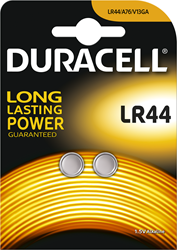Duracell | Batterijen | Alkaline | LR44 | 1,5V | 2 Stuks