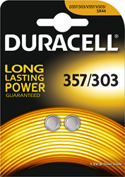 Duracell | Batterijen | Zilver | Oxide | D357/303 | 1,5V | 2 Stuks