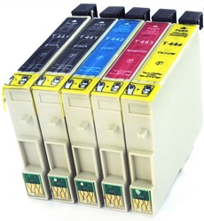 T044 | 5 Pack | Huismerk | Cartridges voor Epson