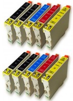 T061 | 10 Pack | Huismerk | Cartridges voor Epson