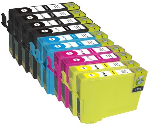 T129 | 10 Pack | Huismerk | Cartridges voor Epson
