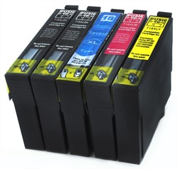 18 XL | 5 Pack | Huismerk | Cartridges voor Epson