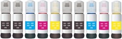 101 | 102 | 103 | 104 | 105 | 10 Pack | Huismerk | EcoTank voor Epson
