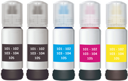101 | 102 | 103 | 104 | 105 | 5 Pack | Huismerk | EcoTank voor Epson