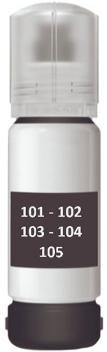 T101 | T102 | T103 | T104 | T105 | 1x Zwart | Huismerk | EcoTank voor Epson