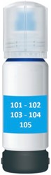 T101 | T102 | T103 | T104 | T105 | 1x Cyaan | Huismerk | EcoTank voor Epson