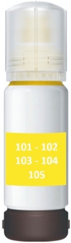 T101 | T102 | T103 | T104 | T105 | 1x Geel | Huismerk | EcoTank voor Epson