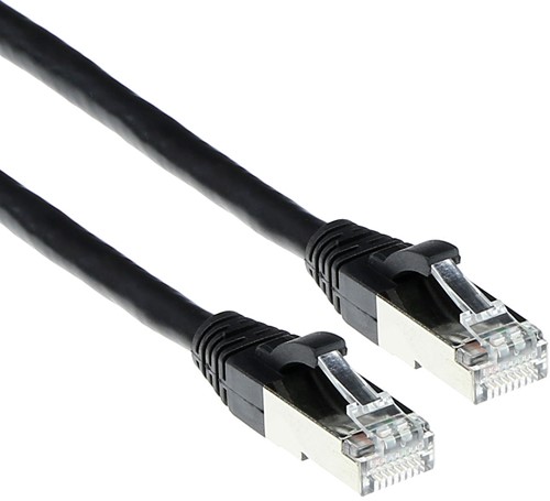 ACT | Netwerkkabel | SFTP | CAT6A | Snagless | RJ45 connectoren | Zwart | 10m