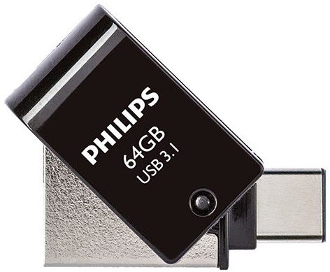 Philips | USB Stick | 64 GB | USB 3.1 | USB-C | 2-in-1 | OTG