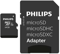 Philips | MicroSDXC | 64 GB | Class 10