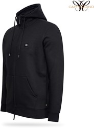 Pescara Full Zip Fleece Hoody Black
