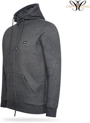 Pescara Full Zip Fleece Hoody Charcoal Mele