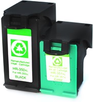350 XL | 351 XL | 2 Pack | Huismerk | Cartridges voor HP