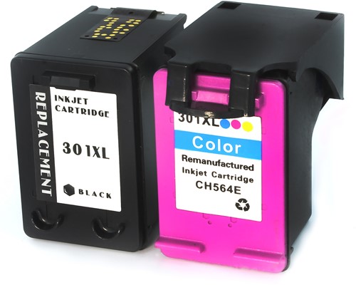 301 XL | 2 Pack | Huismerk | Cartridges voor HP
