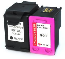 901 XL | 2 Pack | Huismerk | Cartridges voor HP
