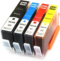 364 XL | 4 Pack | Huismerk | Cartridges voor HP