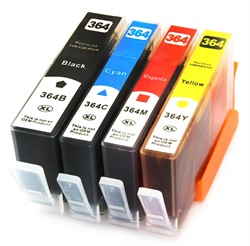 364 XL | 4 Pack | Huismerk | Cartridges voor HP