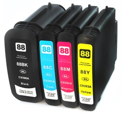 88 XL | 4 Pack | Huismerk | Cartridges voor HP