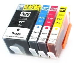 920 XL | 4 Pack | Huismerk | Cartridges voor HP