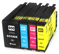 950 XL | 951 XL | 4 Pack | Huismerk | Cartridges voor HP