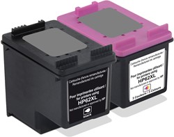 62 XL | 2 Pack | Huismerk | Cartridges voor HP