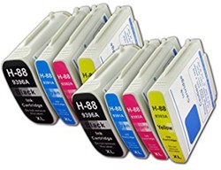 88 XL | 8 Pack | Huismerk | Cartridges voor HP