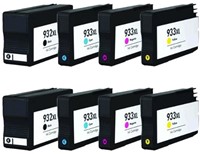 932 XL | 933 XL | 8 Pack | Huismerk | Cartridges voor HP
