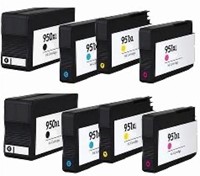 950 XL | 951 XL | 8 Pack | Huismerk | Cartridges voor HP