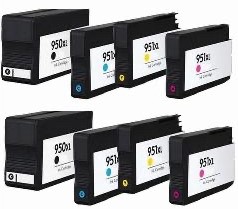 950 XL | 951 XL | 8 Pack | Huismerk | Cartridges voor HP