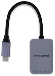 Integral | Kaartlezer | MicroSD USH-II | SD UHS-II | USB-C