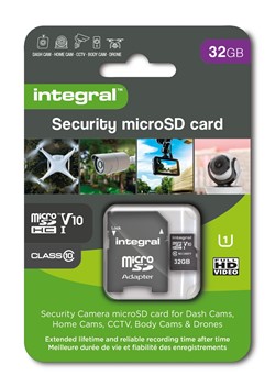 Integral | MicroSDHC | 32 GB | Security