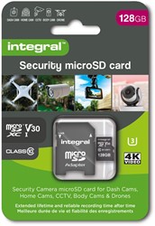 Integral | MicroSDHC | 128 GB | Security