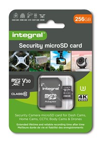 Integral | MicroSDHC | 256 GB | Security