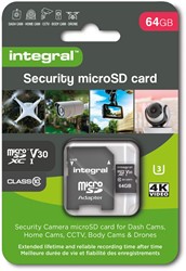 Integral | MicroSDXC | 64 GB | Security