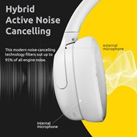 Intenso | Hoofdtelefoon | Draadloos | Bluetooth | Over Ear | Wit-3