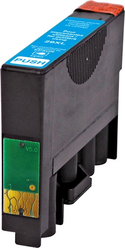 29 XL | 1x Cyaan | Huismerk | Cartridges voor Epson
