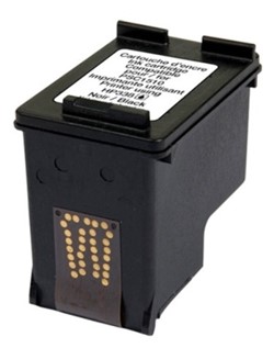338 | 1x Zwart | Huismerk | Cartridge voor HP