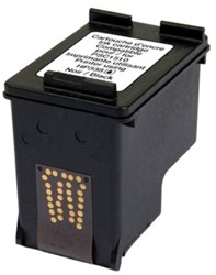 338 | 1x Zwart | Huismerk | Cartridges voor HP