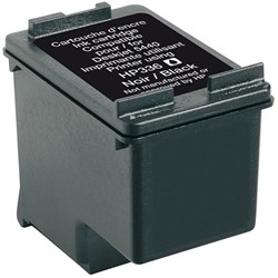 336 | 1x Zwart | Huismerk | Cartridge voor HP