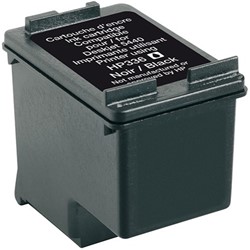 336 | 1x Zwart | Huismerk | Cartridge voor HP