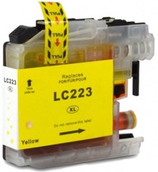 LC-223 XL | 1x Geel | Huismerk | Cartridges voor Brother