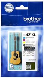 LC-421 XL | 4 Pack | Origineel | Cartridges voor Brother