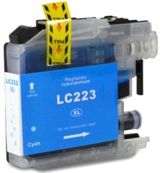 LC-223 XL | 1x Cyaan | Huismerk | Cartridges voor Brother